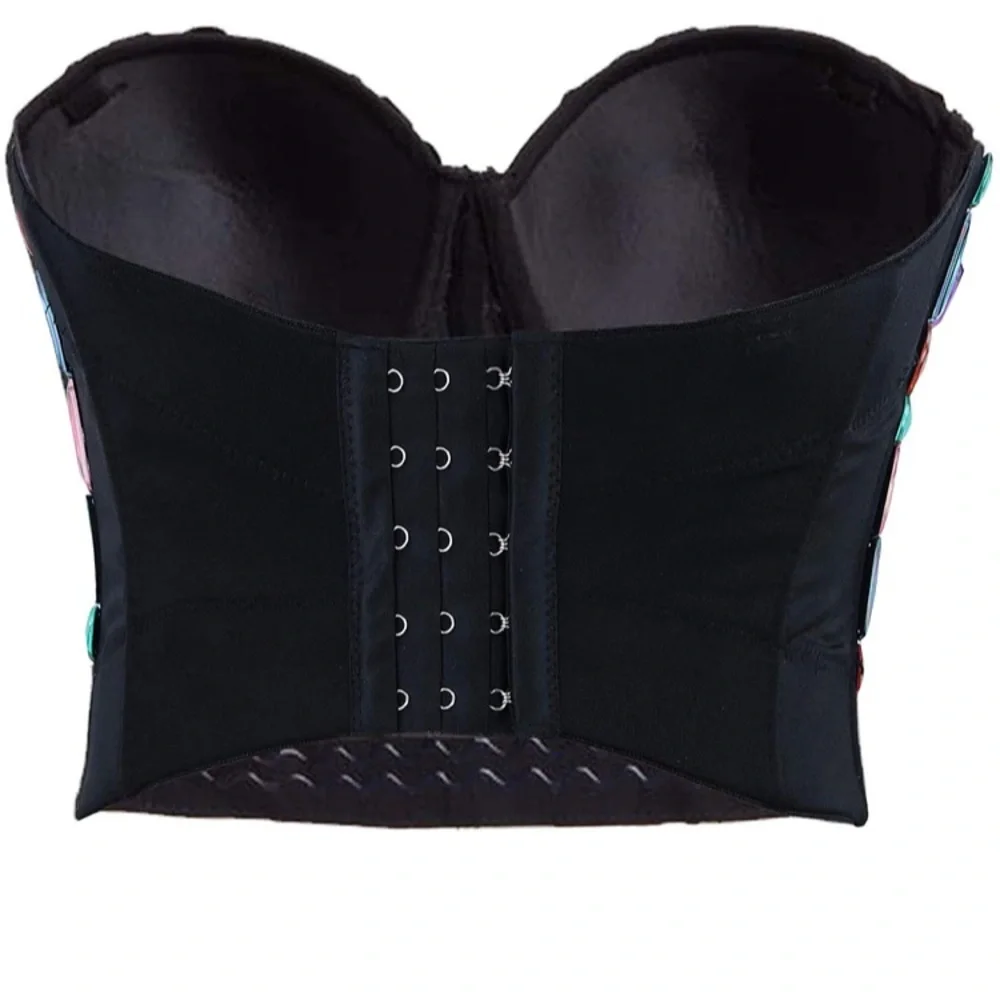 Multicolor Rhinestone Bustier - Picture 4 of 5